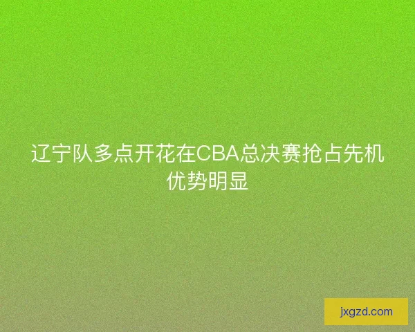 辽宁队多点开花在CBA总决赛抢占先机优势明显 辽宁队多点开花在CBA总决赛抢占先机优势明显